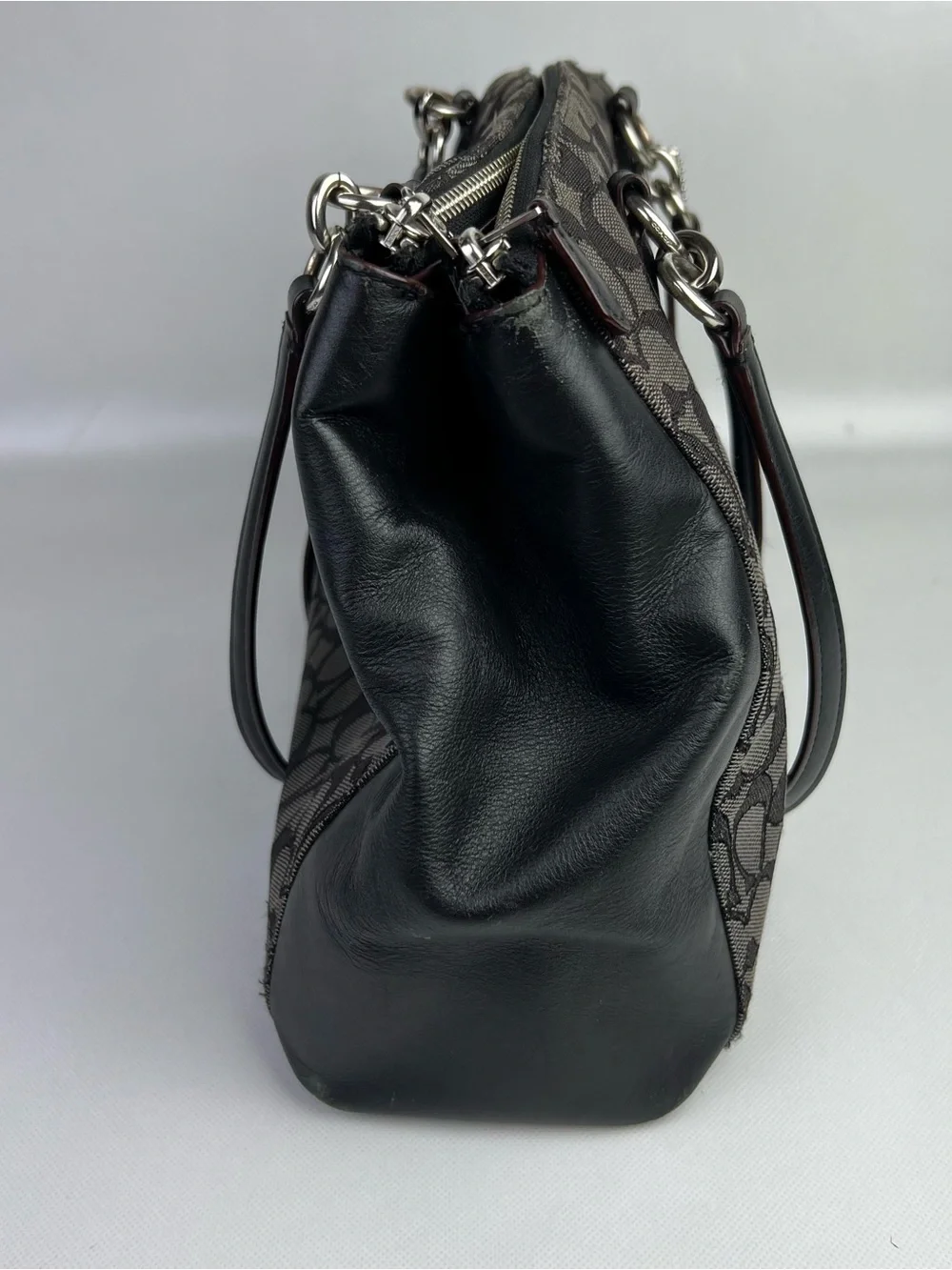 Coach Signature Shoulder Bag Satchel Handbag Purse